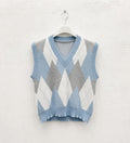 Gilet Argyle Celeste