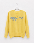 Maglioncino “Oggi No” Giallo
