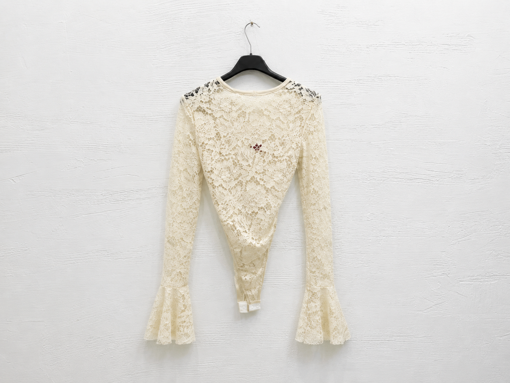Body in Pizzo Ricamato Avorio