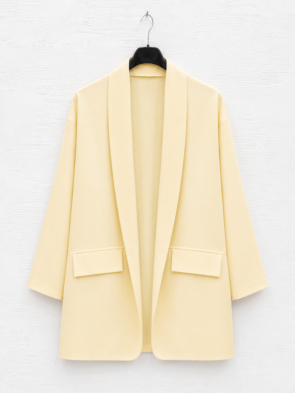 Blazer Fluido Giallo Pastello