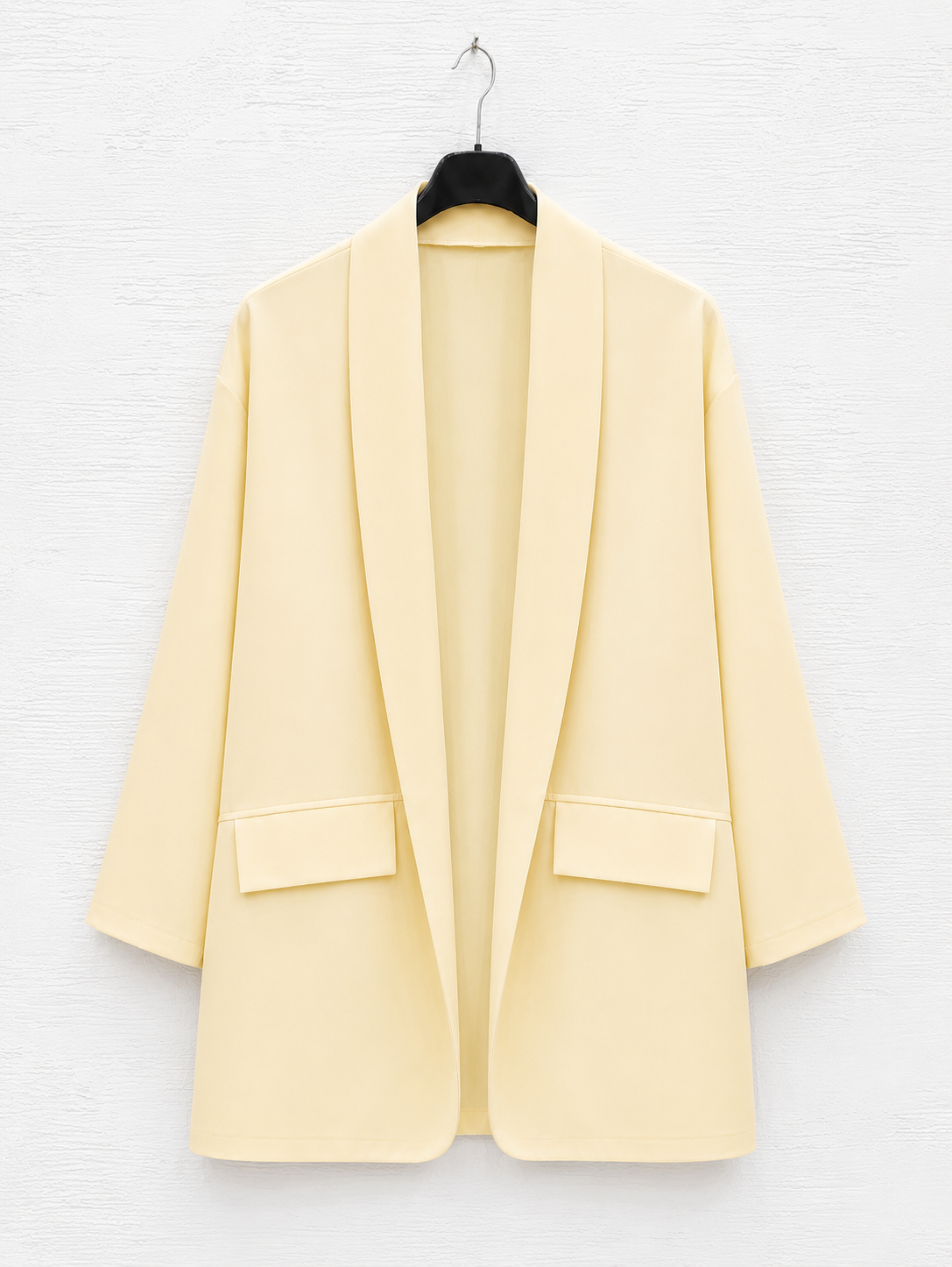 Blazer Fluido Giallo Pastello