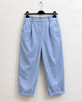 Pantaloni Casual Celeste Polvere