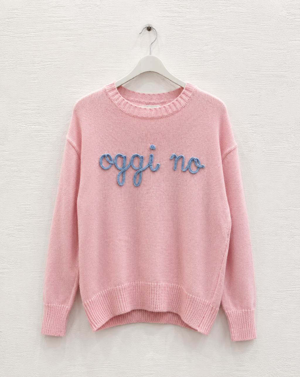 Maglioncino Rosa Pastello “Oggi No”