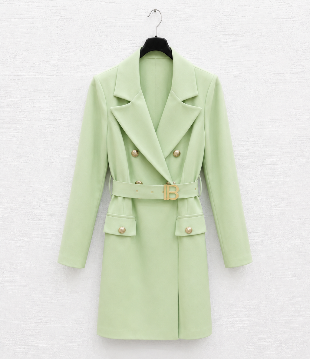 Vestito Blazer Verde Menta