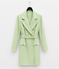 Vestito Blazer Verde Menta