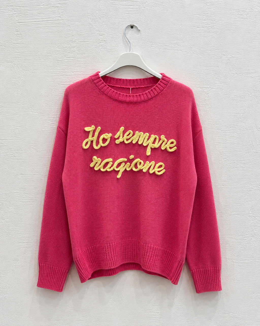 Maglioncino Fucsia “Ho Sempre Ragione”