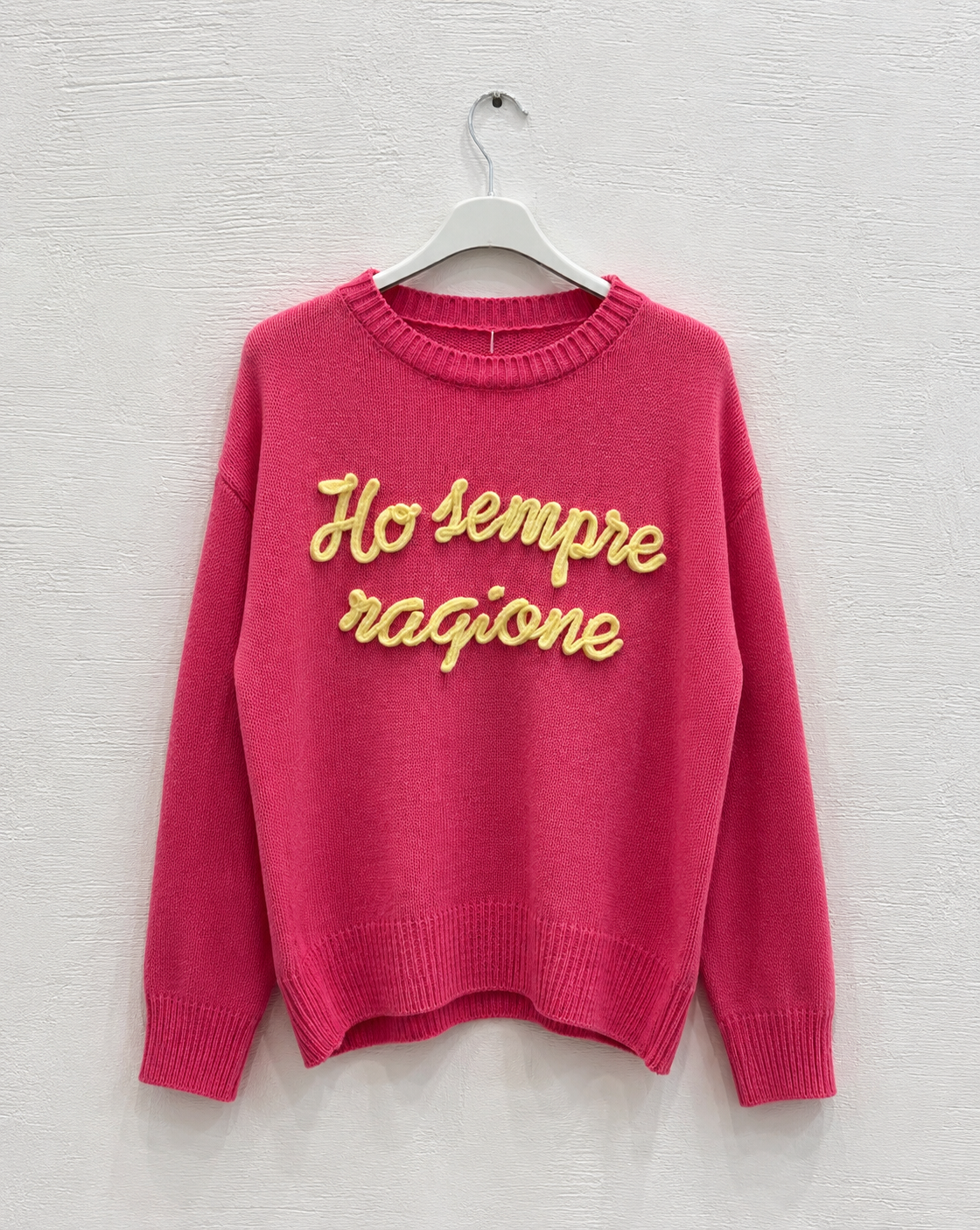 Maglioncino Fucsia “Ho Sempre Ragione”
