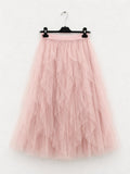 Gonna a Ruota in Tulle Rosa