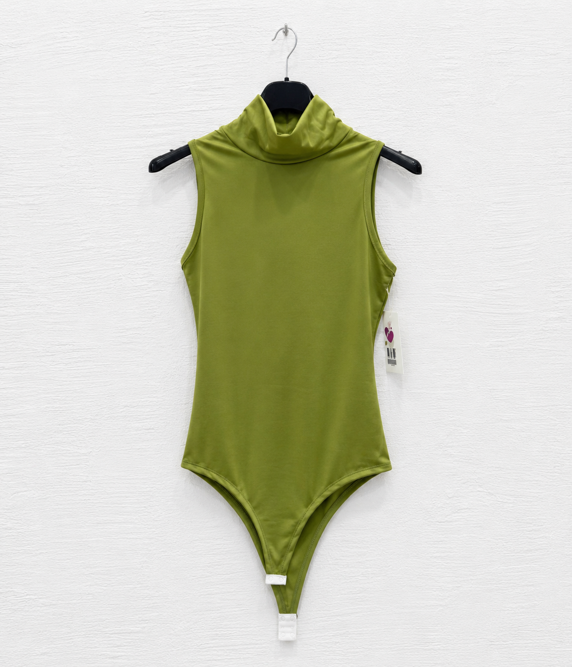 Body Collo Alto Verde Oliva