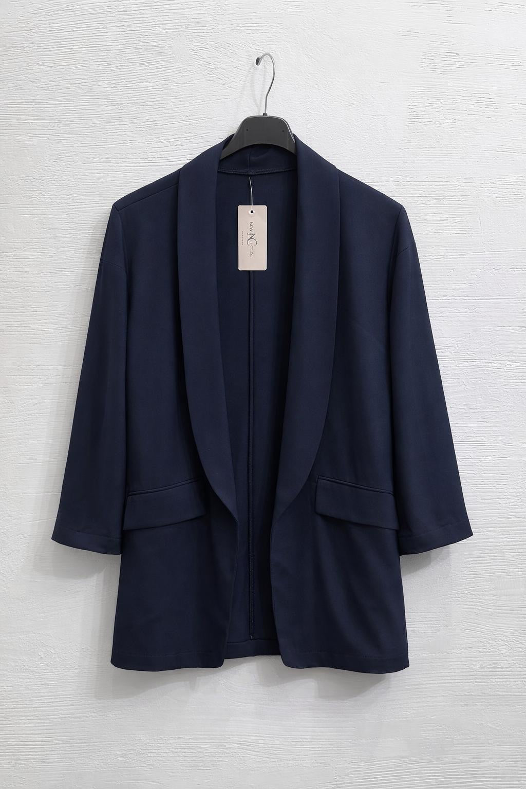 Blazer Fluido Blu Navy