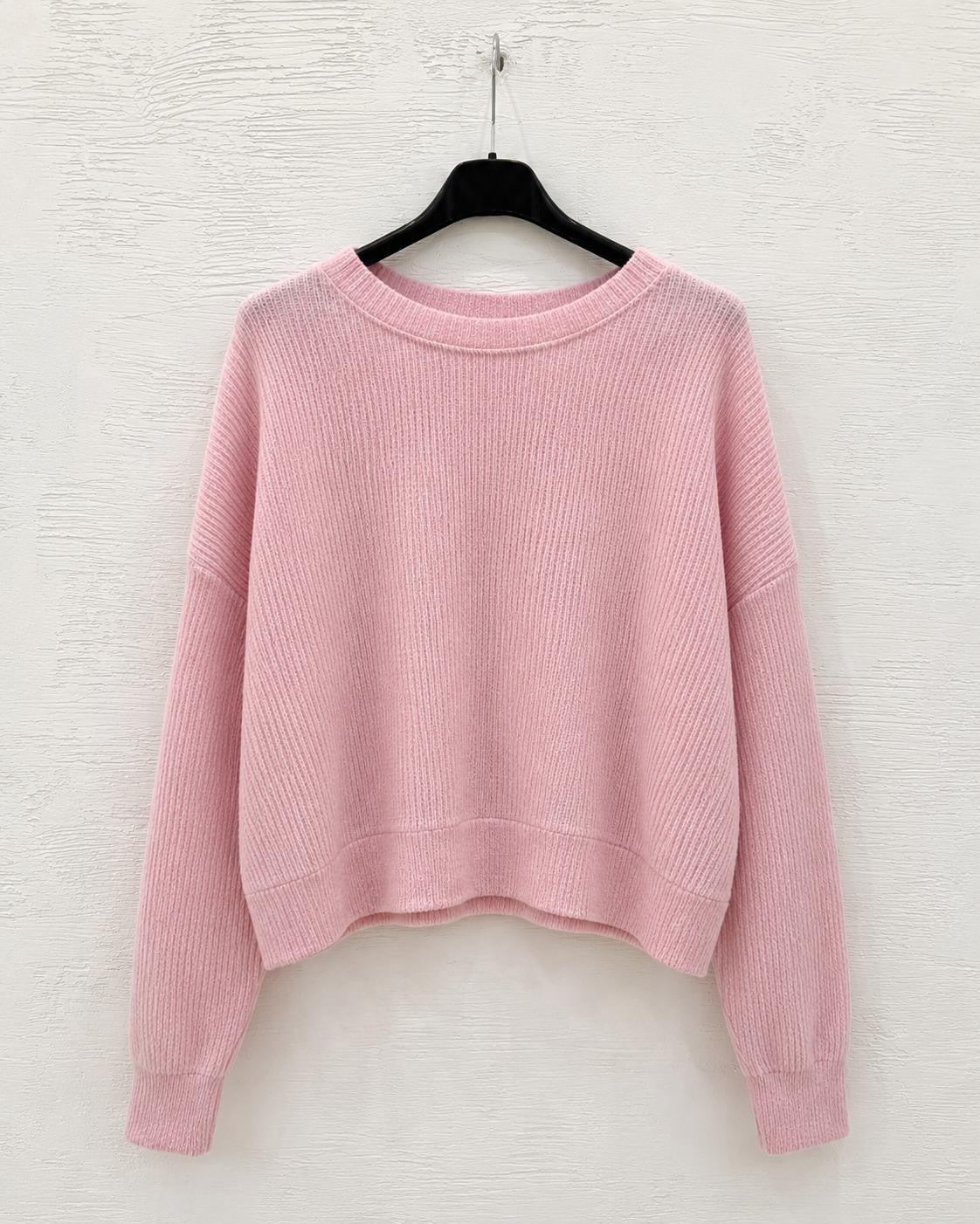 Felpa Rosa Pastello Soft Touch