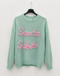 Maglioncino Verde Acqua “Santa Subito”