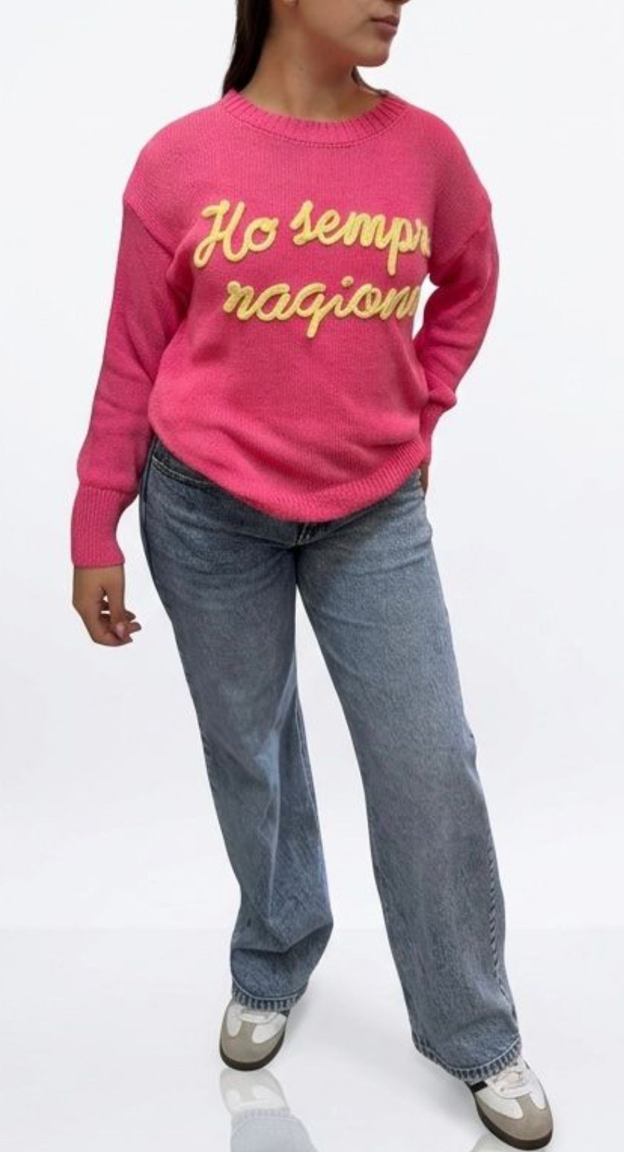Maglioncino Fucsia “Ho Sempre Ragione”