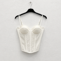 Corsetto Bianco in Pizzo Floreale