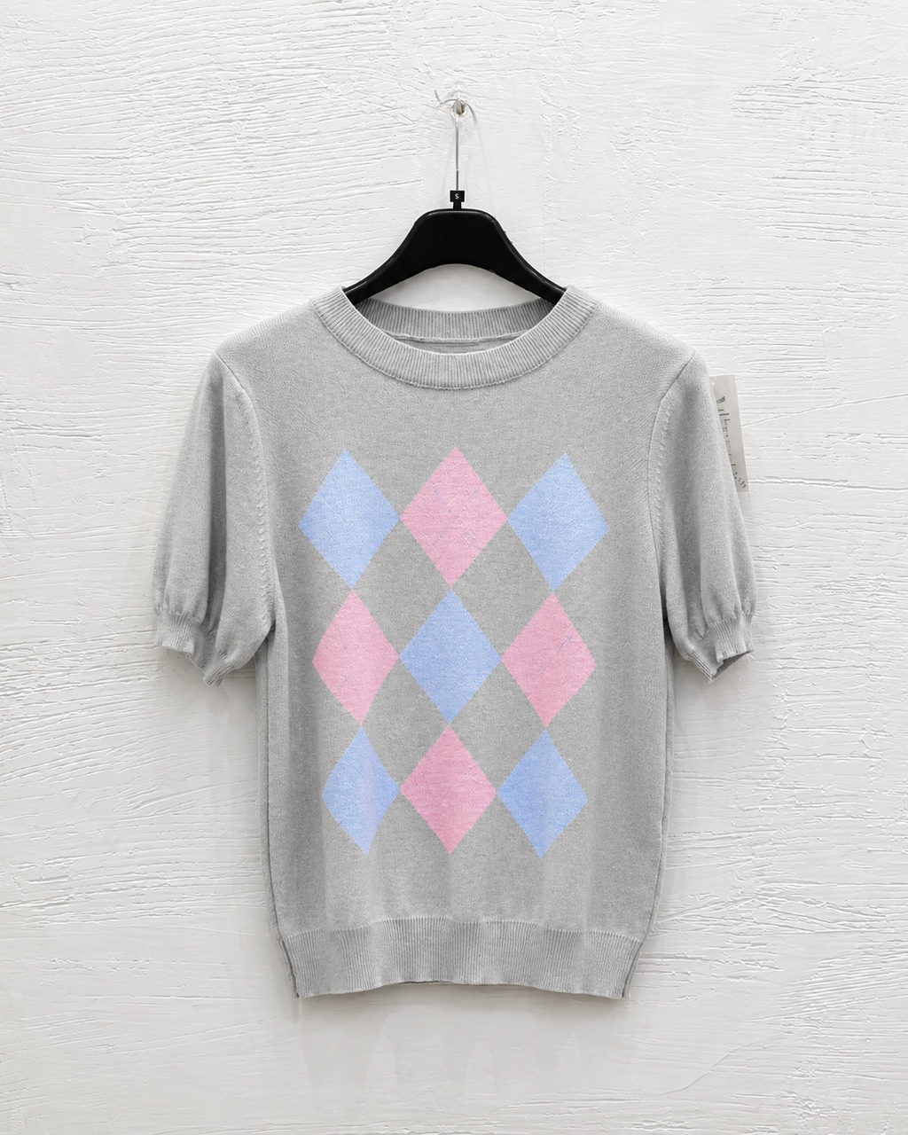 Maglioncino Argyle Pastello