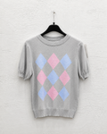 Maglioncino Argyle Pastello