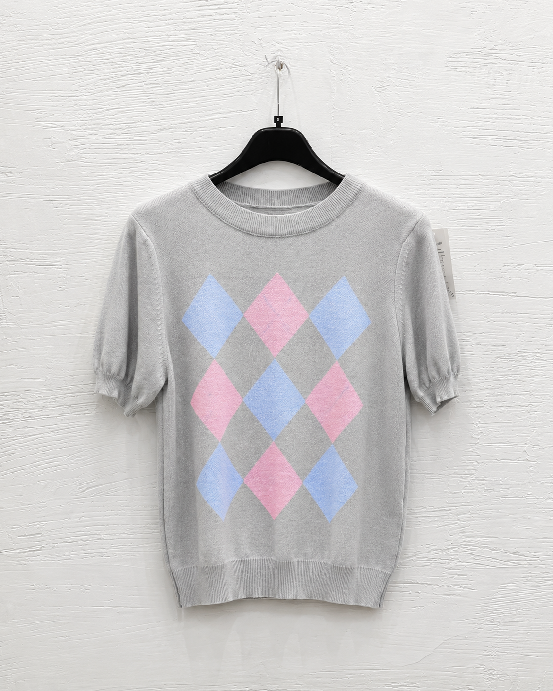 Maglioncino Argyle Pastello