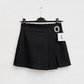 Gonna Pantalone Nera con Dettaglio Gioiello