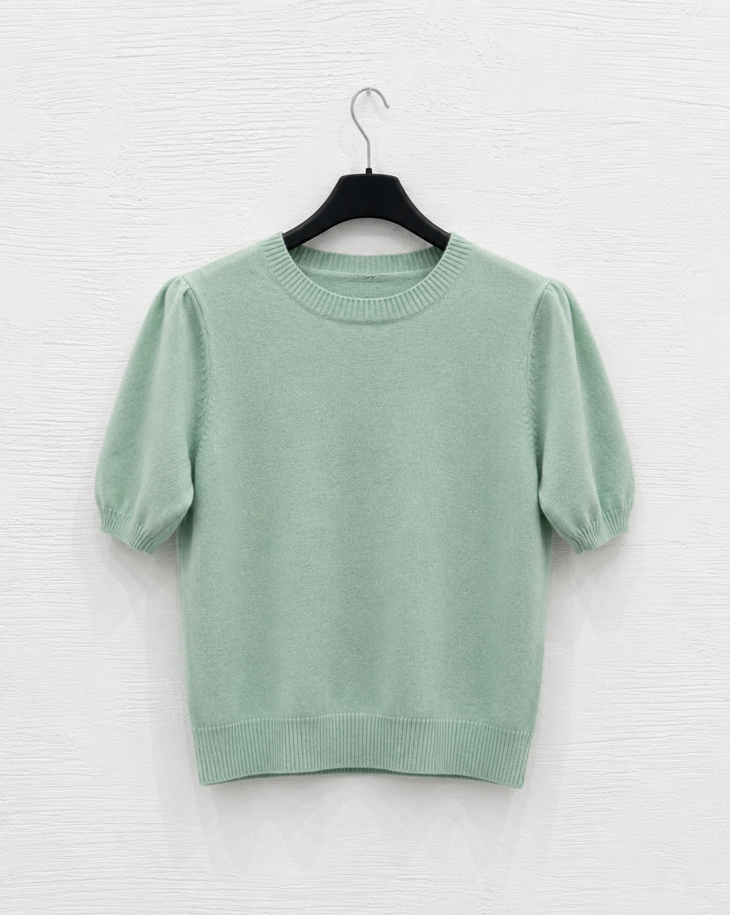 Maglia a Sbuffo Verde Menta