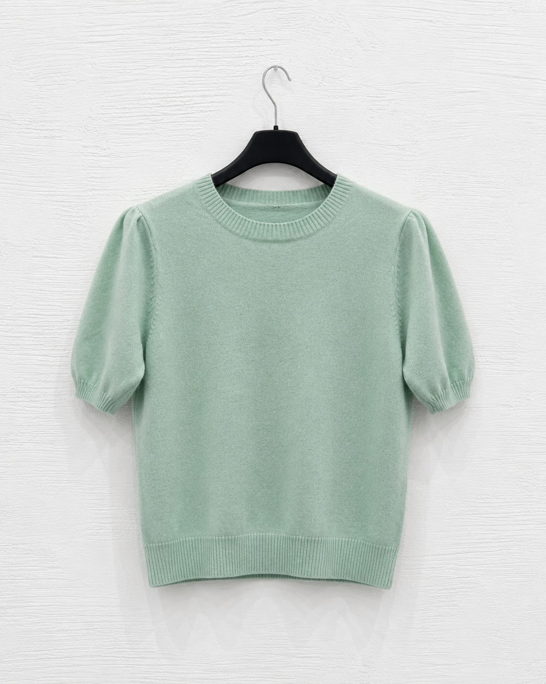 Maglia a Sbuffo Verde Menta