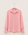 Camicia Oversize Rosa a Cuori