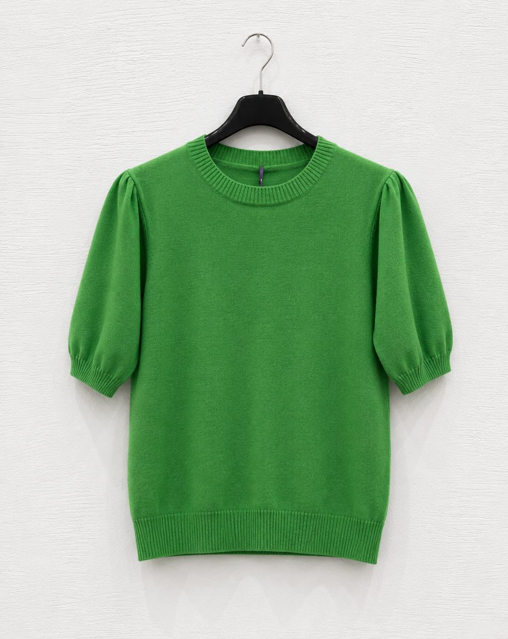 Maglia a Sbuffo Verde Smeraldo