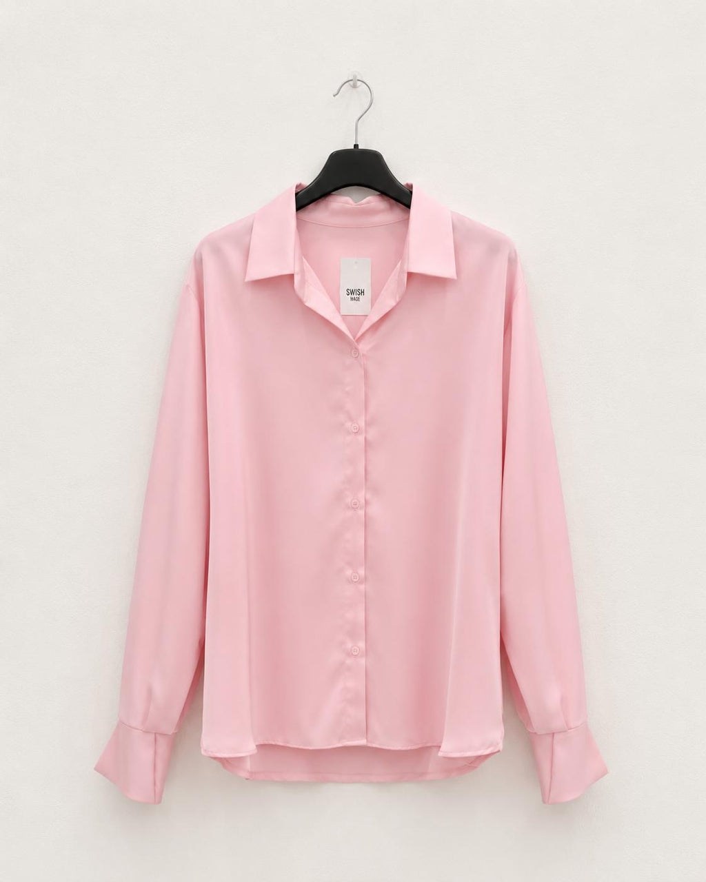 Camicia Rosa Satinata