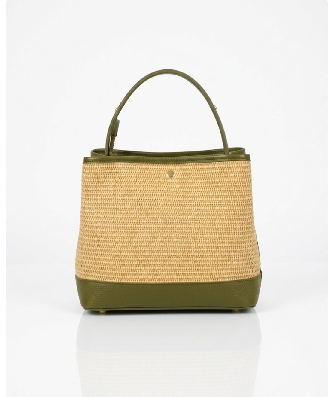 Bag paglia e verde