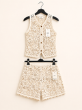 ✨ Completo Crochet Panna con Paillettes