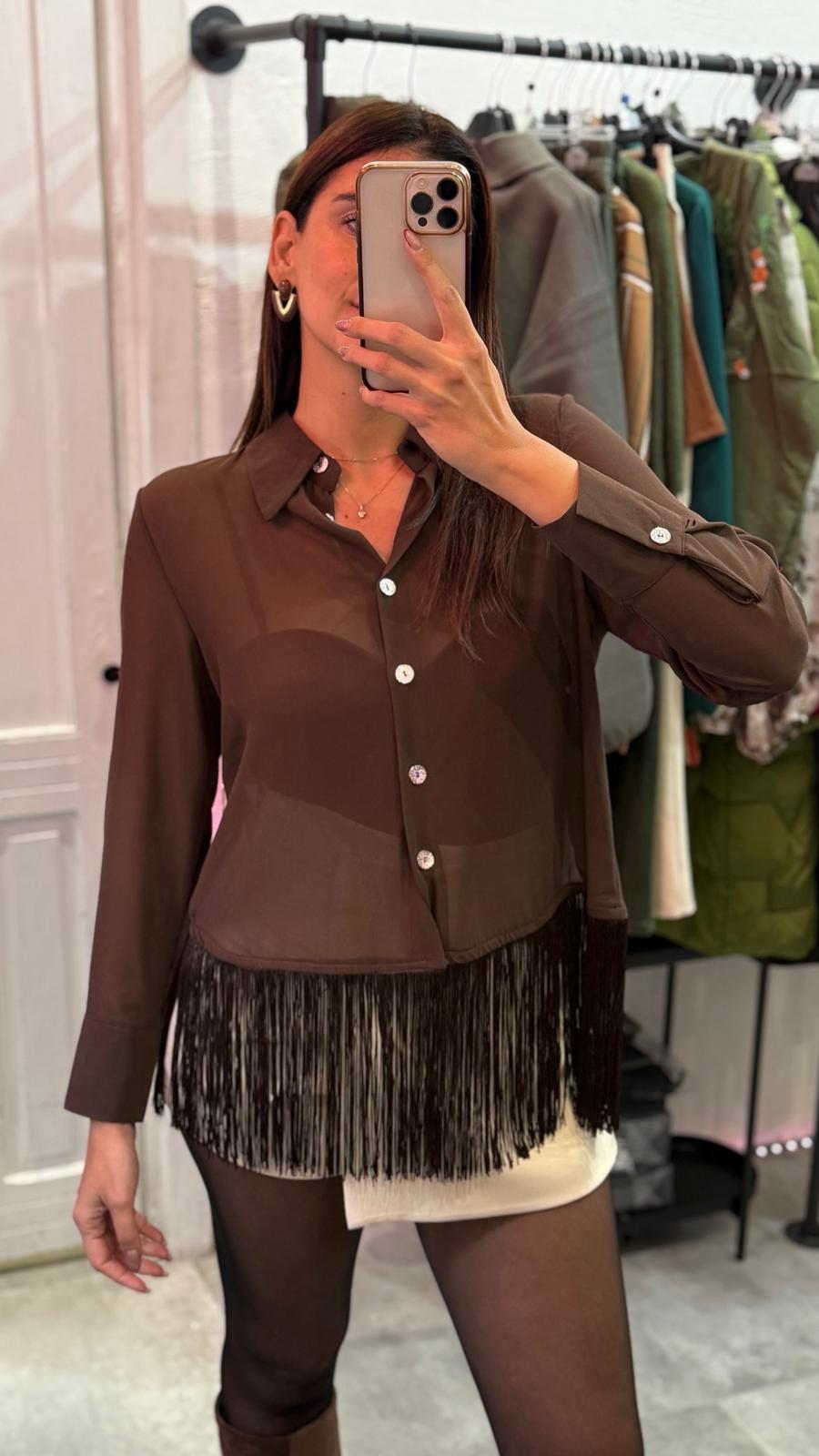 Camicia con frange ( taglia unica )