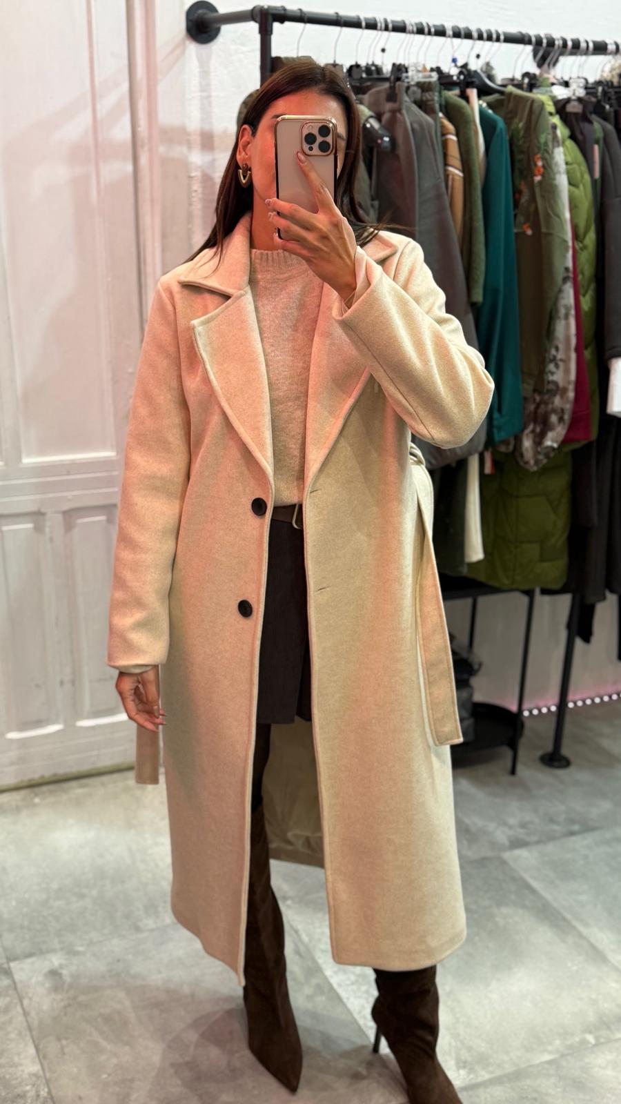 Capotto con spilla ( taglia unica )