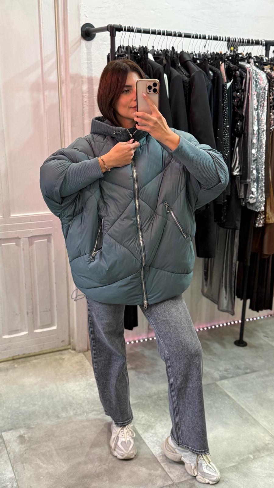 Giubbotto bomber con maniche a calza