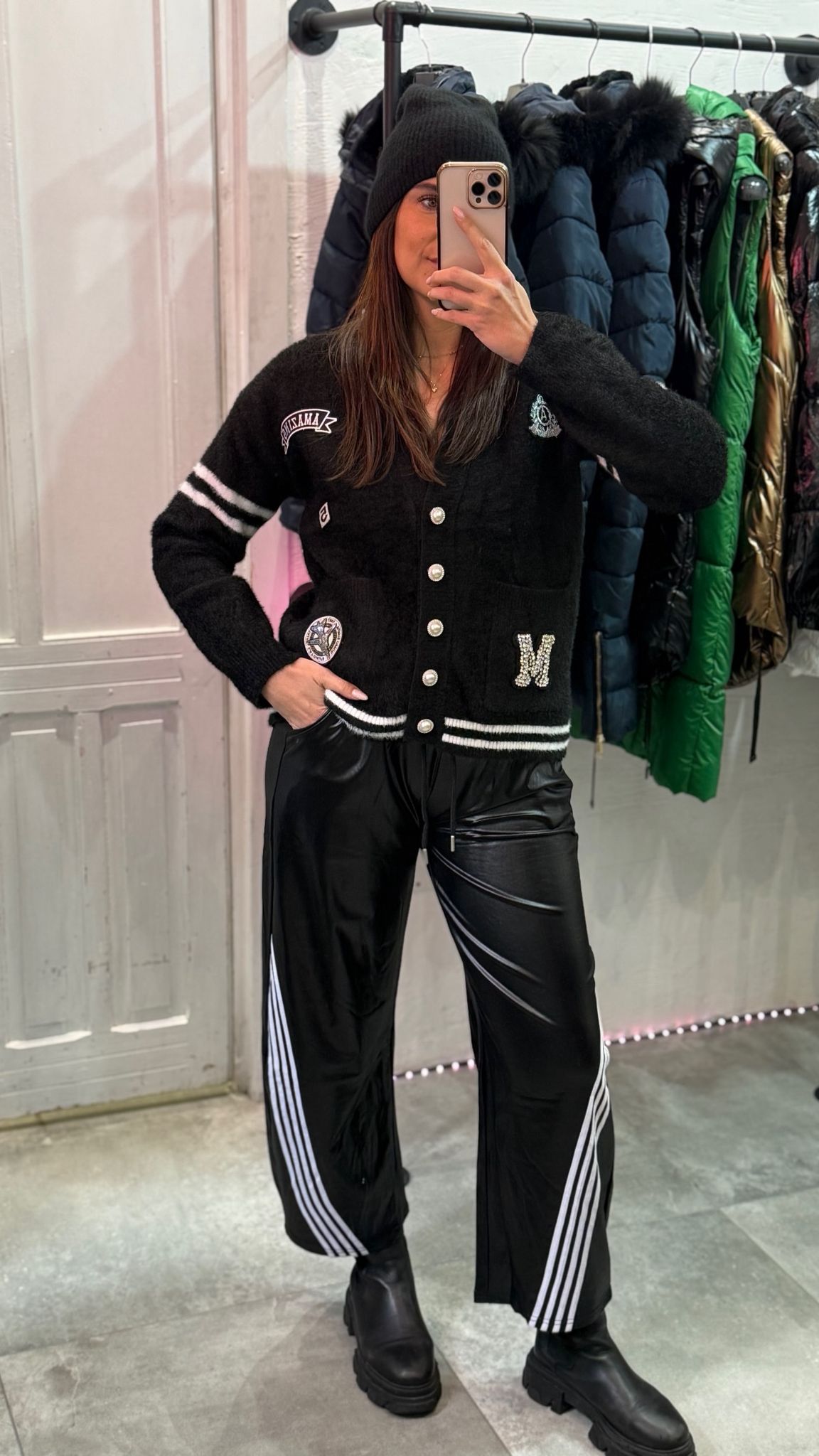 Pantaloni con elastico (taglia unica )