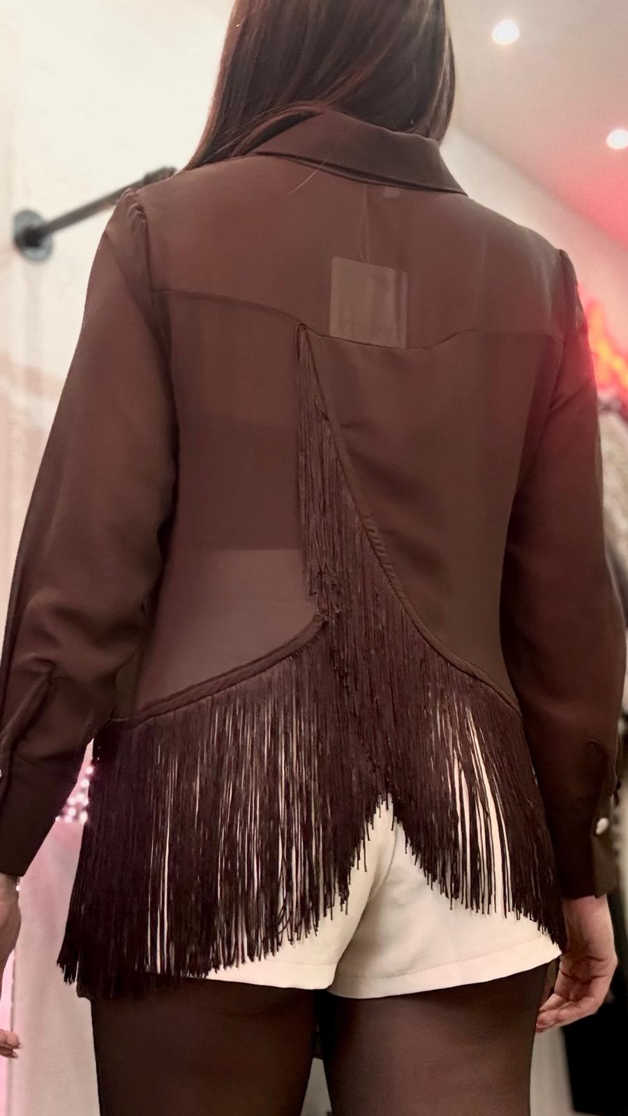 Camicia con frange ( taglia unica )