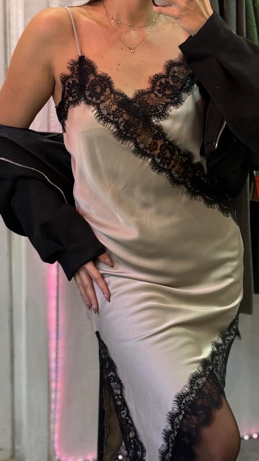 Abito con dettagli in pizzo (taglia unica )