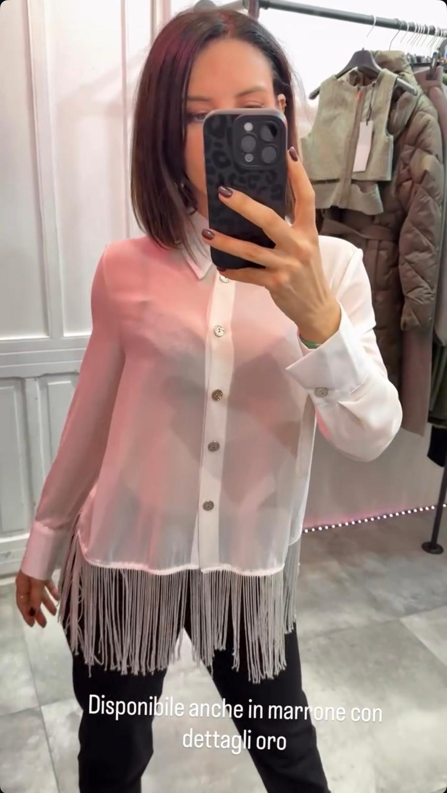 Camicia con frange ( taglia unica )