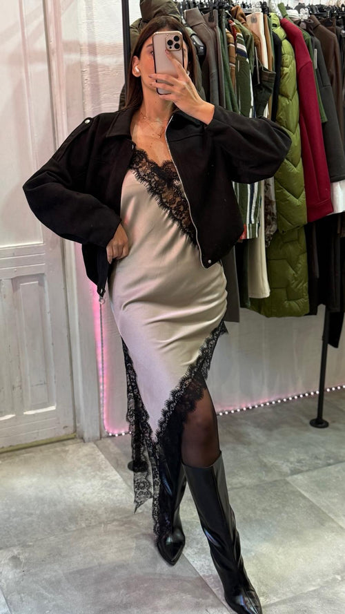 Abito con dettagli in pizzo (taglia unica )